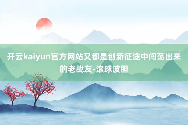 开云kaiyun官方网站又都是创新征途中闯荡出来的老战友-滚球波胆