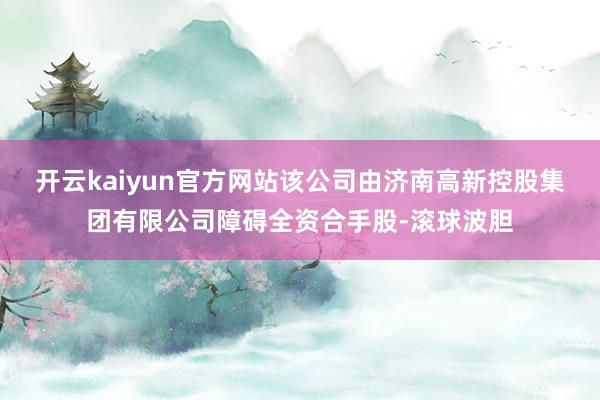 开云kaiyun官方网站该公司由济南高新控股集团有限公司障碍全资合手股-滚球波胆