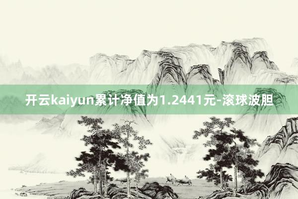 开云kaiyun累计净值为1.2441元-滚球波胆
